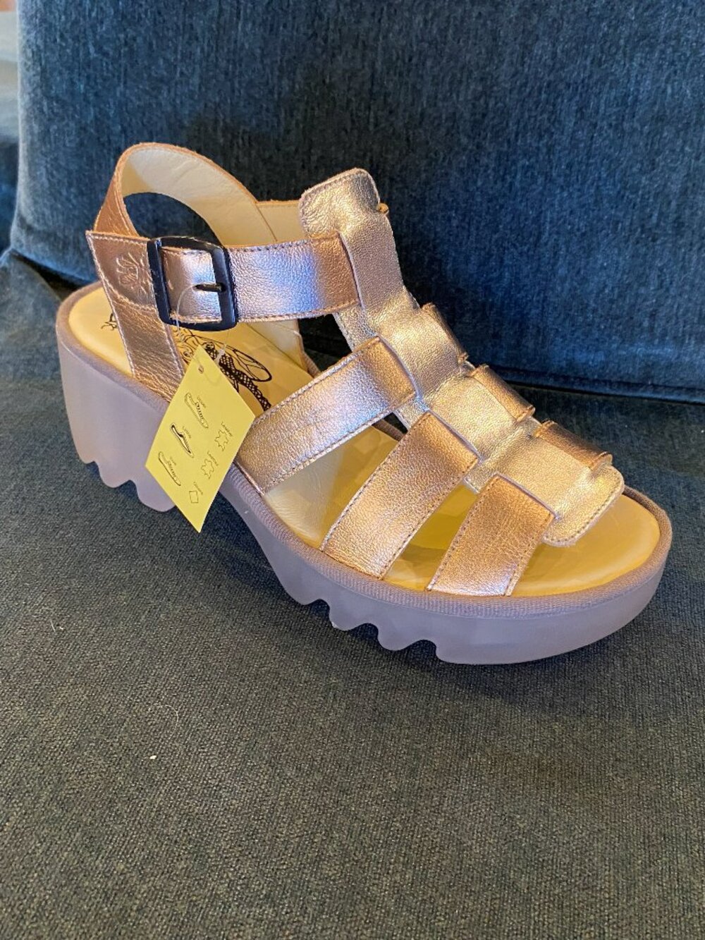 Fly London - Terf Sahara/Silver - Multiple Sizes (NEW W/ BOX)